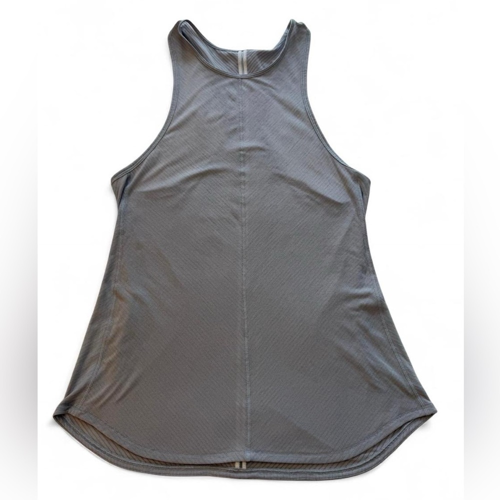 lululemon athletica Gray Racerback Tank Top
